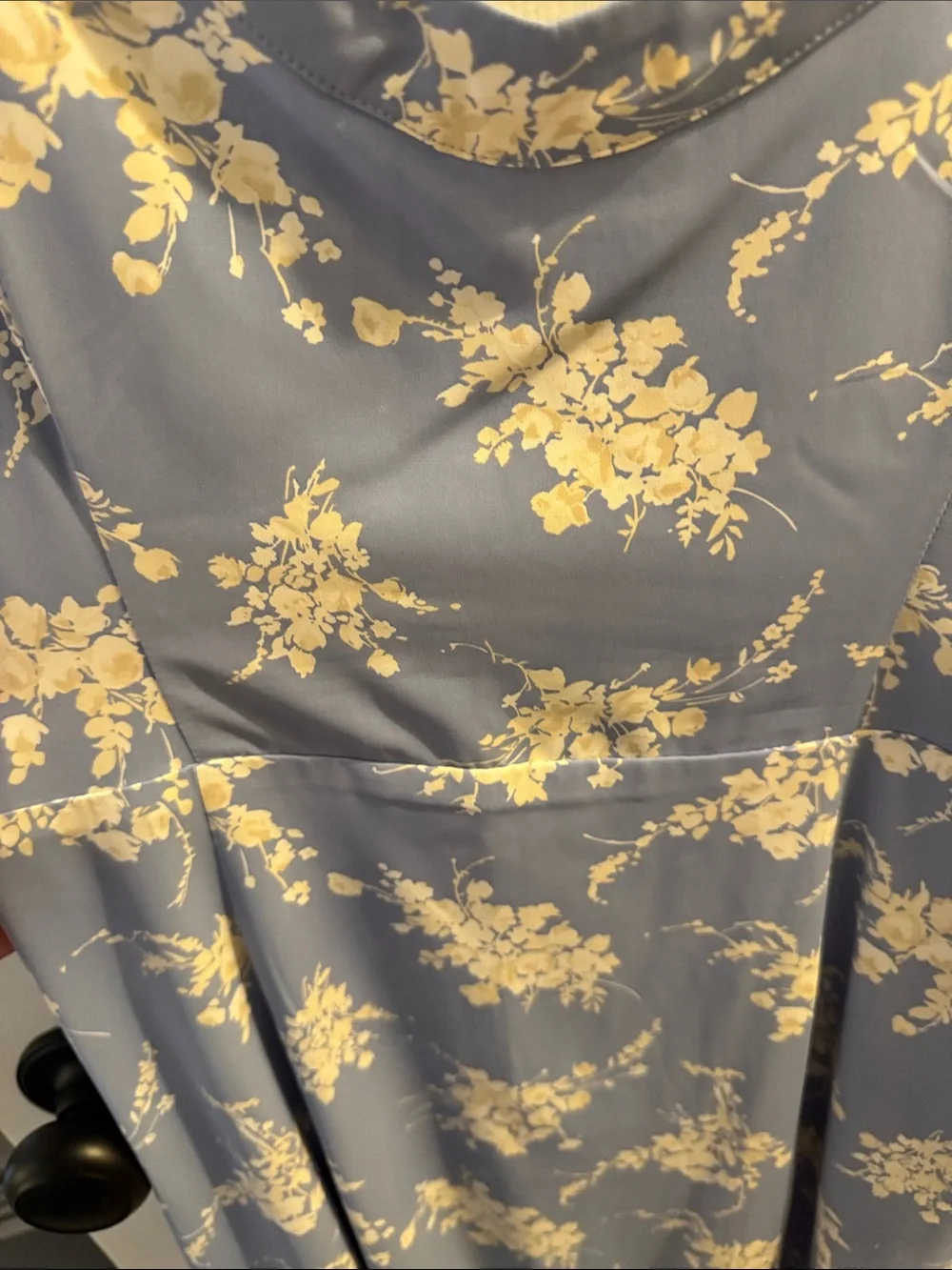 Abercrombie & Fitch Light Blue Floral Slip Maxi Dress